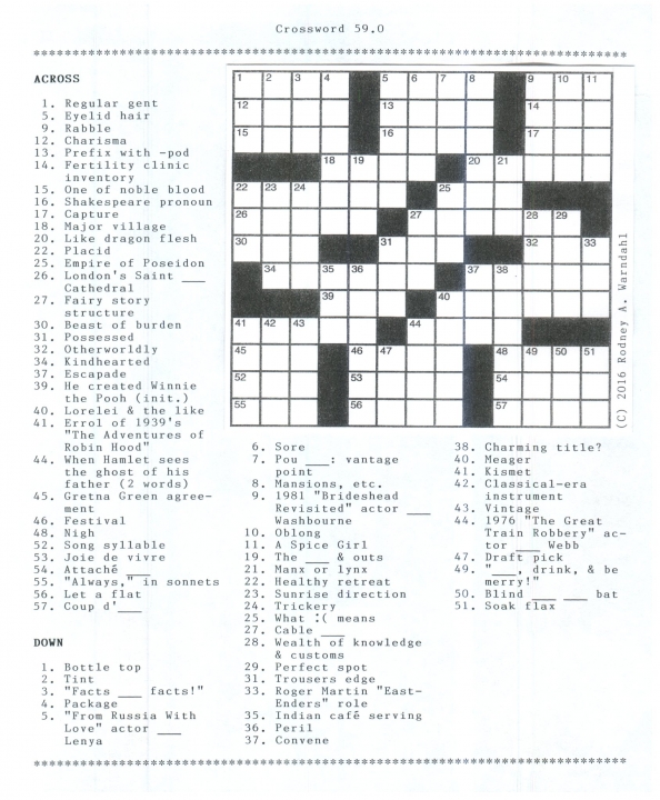 Crossword 59.0