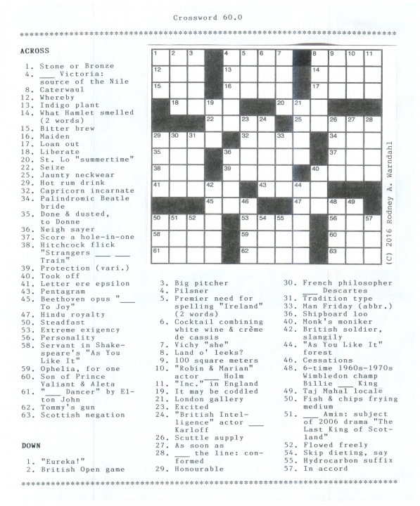 Crossword 60.0