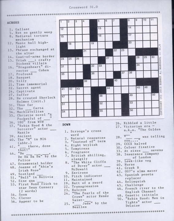Crossword 31.0