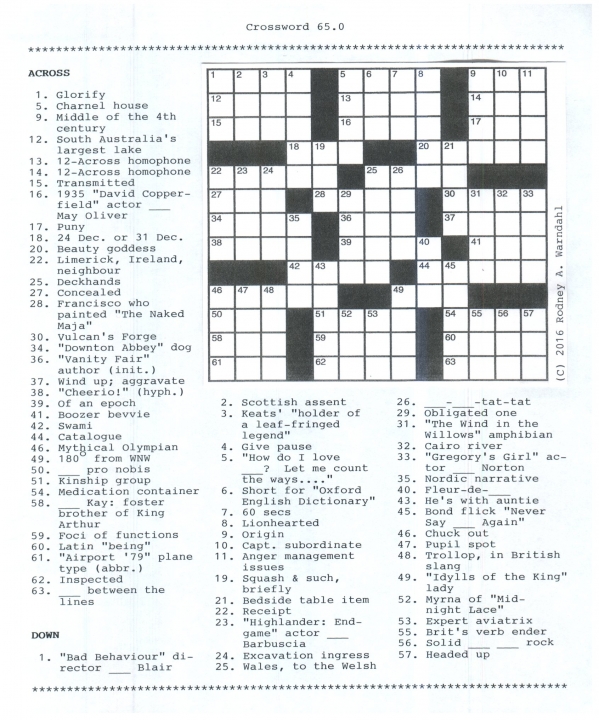 Crossword 65.0