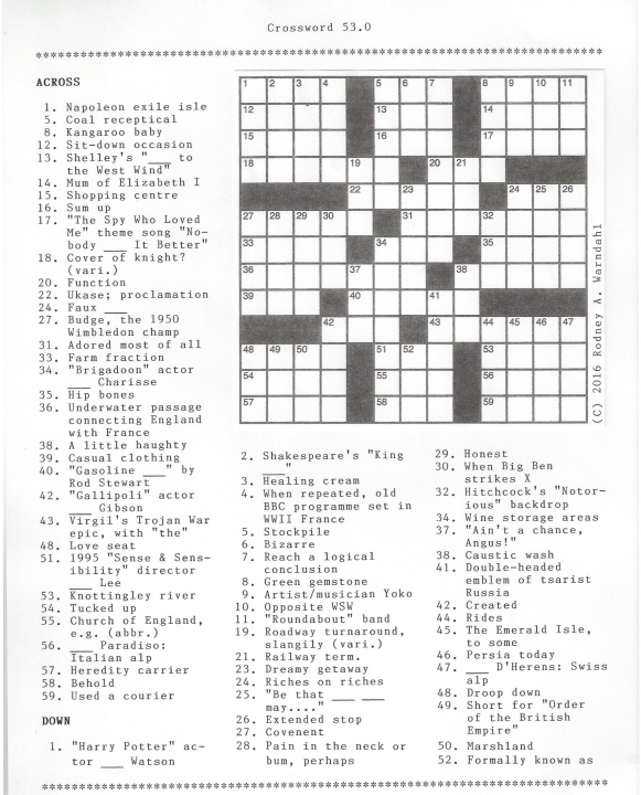Crossword 53.0