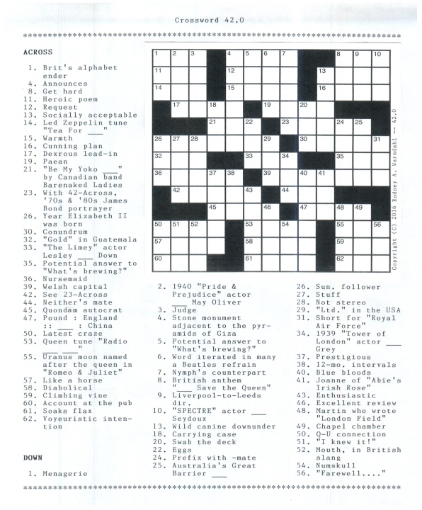 Crossword 42.0