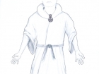 Allen in ceremonial Worship robe